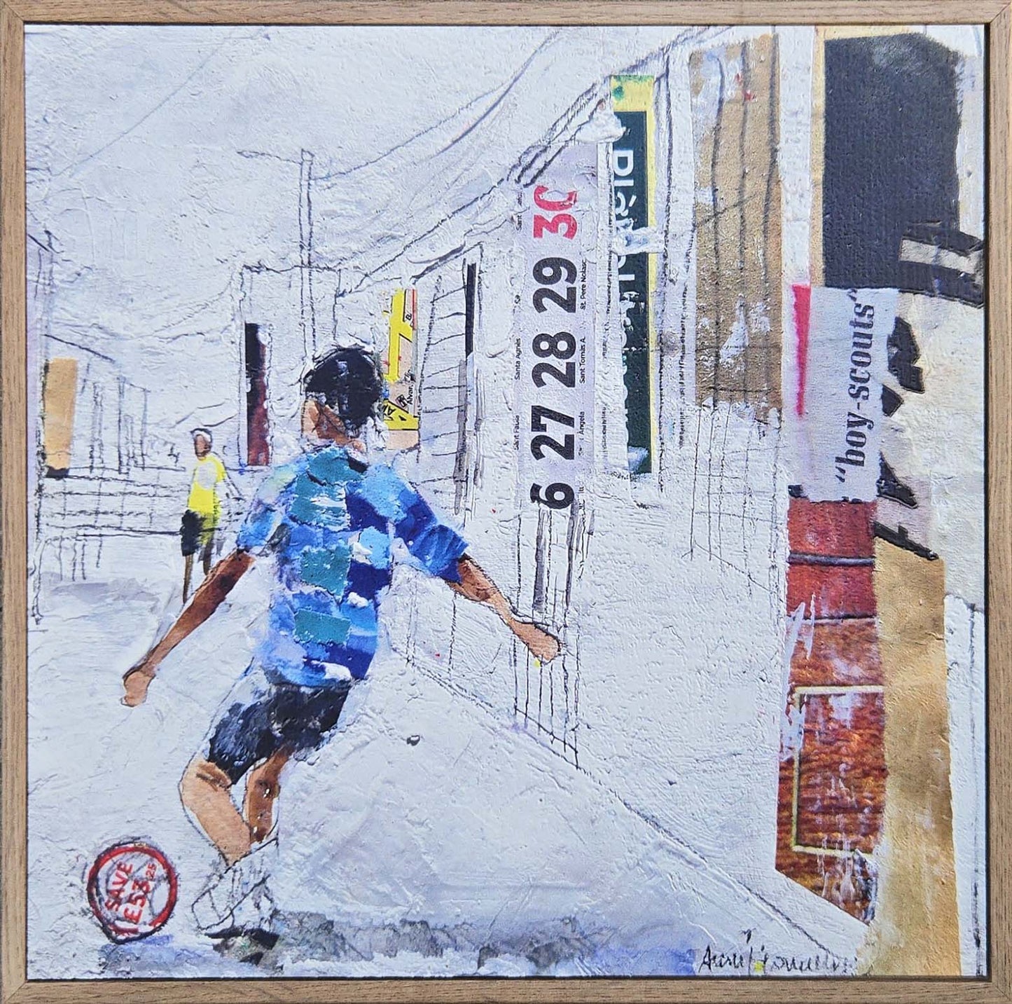 Fútbol 5 26x26cm